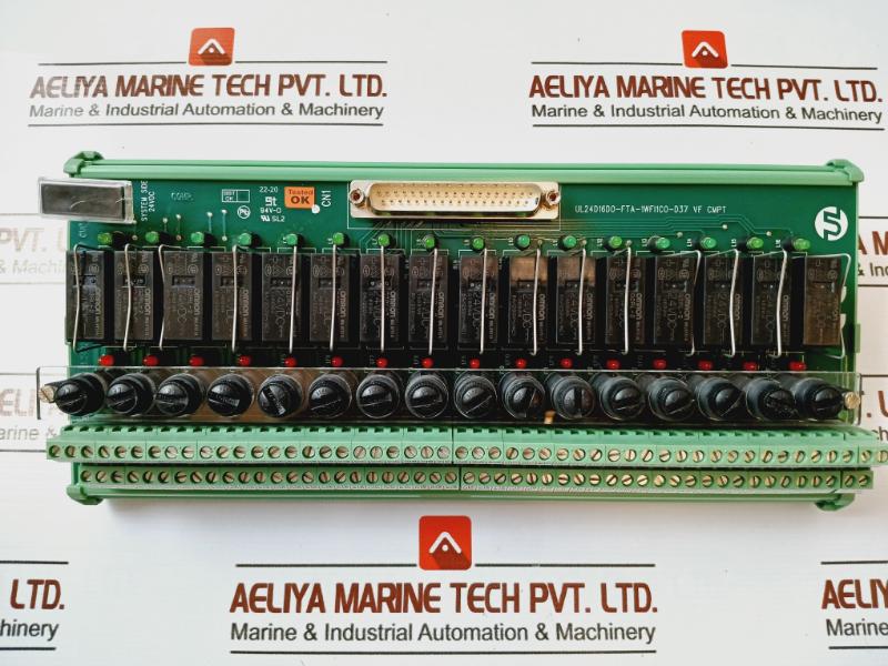 Ul Ul24D16Do-fta-1Wfi1Co-d37 Vf Cmpt Digital Output Relay Interface Module 94V-0