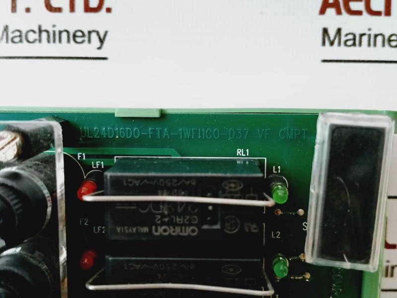 Ul Ul24D16Do-fta-1Wfi1Co-d37 Vf Cmpt Digital Output Relay Interface Module 94V-0