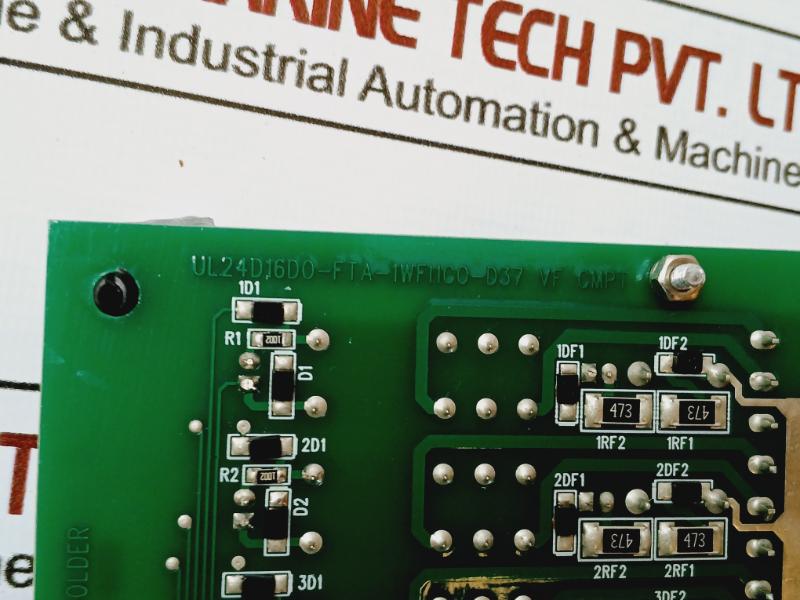 Ul Ul24D16Do-fta-1Wfi1Co-d37 Vf Cmpt Digital Output Relay Interface Module 94V-0