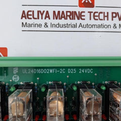 Ul Ul24d16d02wfi-2c D25 16 Relays Interface Board Module 24vdc