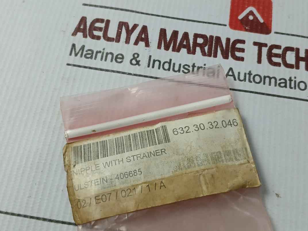 Ulstein 406685 Pipe Fitting Brass Adapter Nipple With Strainer