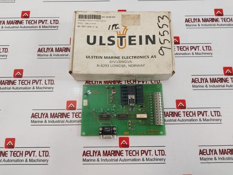Ulstein Dc0036a Adapter Printed Circuit Card 95553
