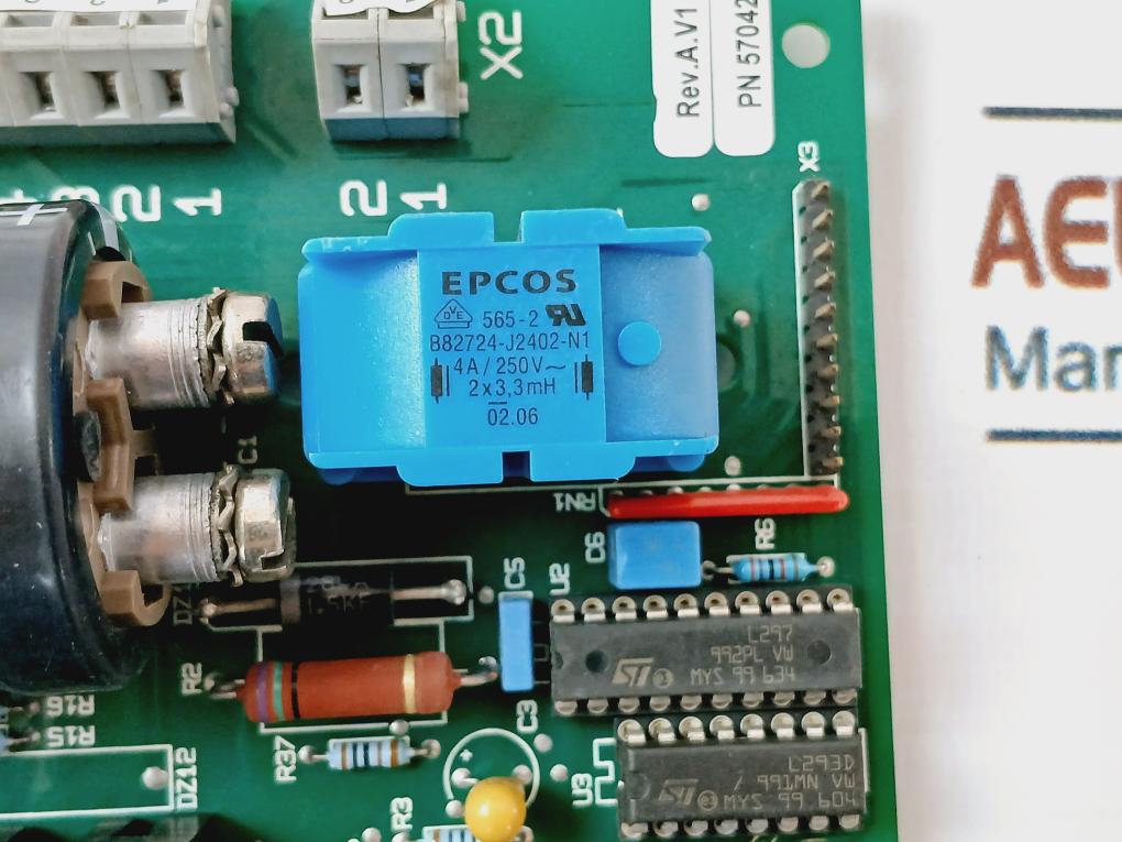 Ulstein Marine Electronics Dc0033A Stepper Motor Driver Board Rev A.V1 57042