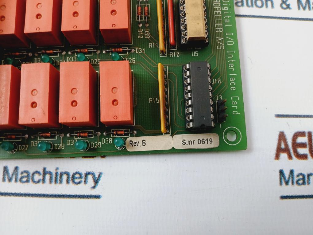 Ulstein Propeller DIO1037A Digital I/O Interface Card Rev: B