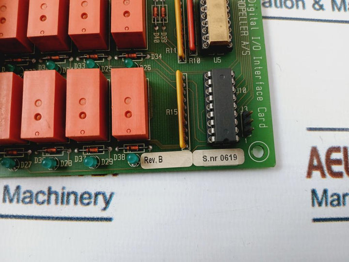 Ulstein Propeller Dio1037A Digital I/O Interface Card Rev: B