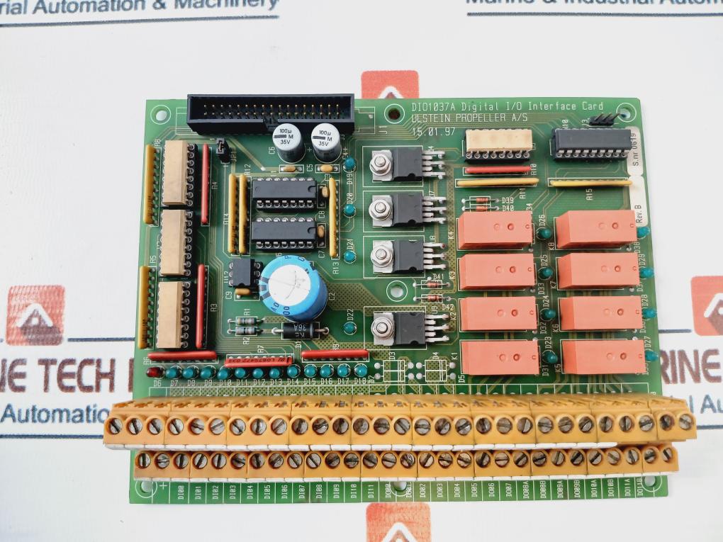 Ulstein Propeller DIO1037A Digital I/O Interface Card Rev: B