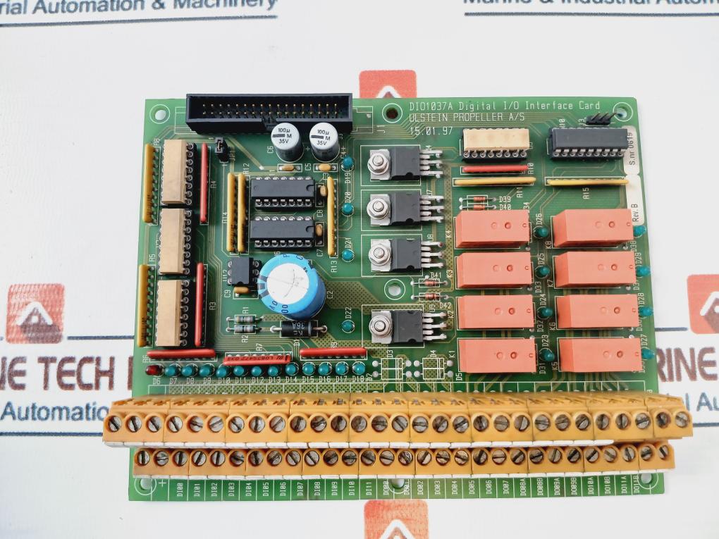 Ulstein Propeller Dio1037A Digital I/O Interface Card Rev: B