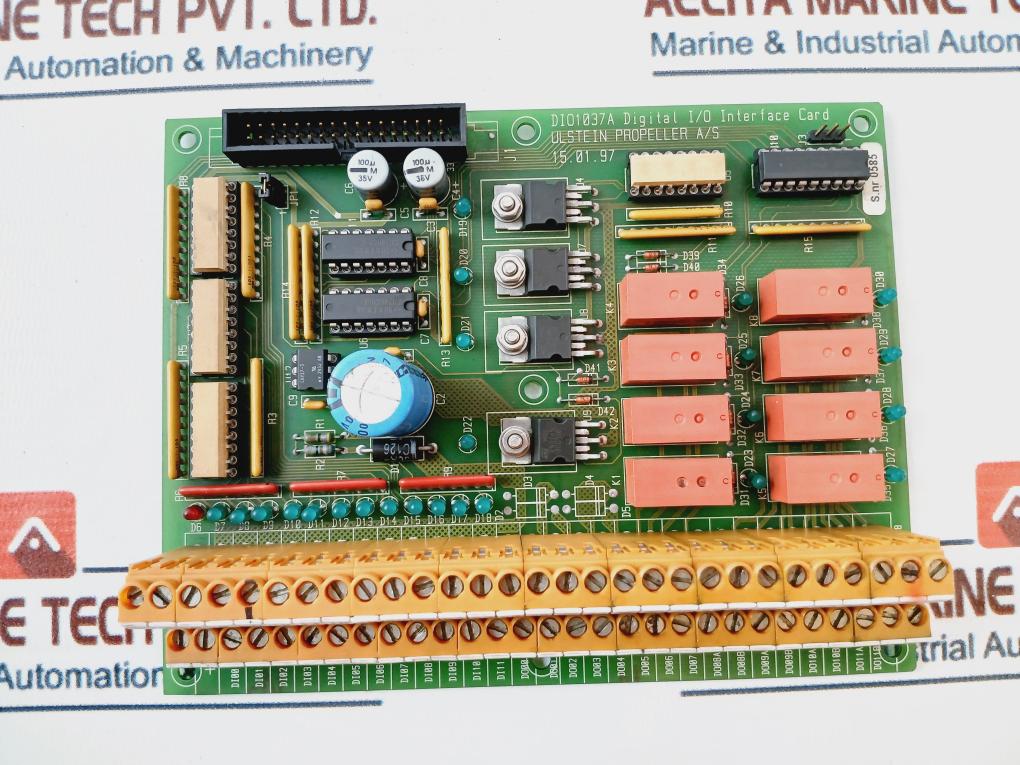 Ulstein Propeller Dio1037a Digital I/o Interface Card