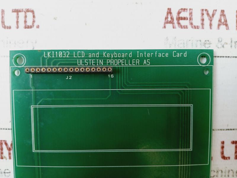 Ulstein Propeller Lki1032 Keyboard Interface Card Ep3901.51315-494