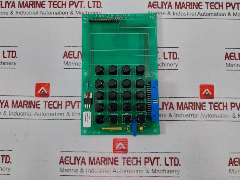 Ulstein Propeller Lki1032 Lcd & Keyboard Interface Card Ds 94V-0 E204460 10202
