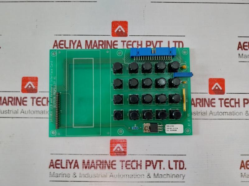 Ulstein Propeller Lki1032 Lcd & Keyboard Interface Card Ds 94V-0 E204460 10202