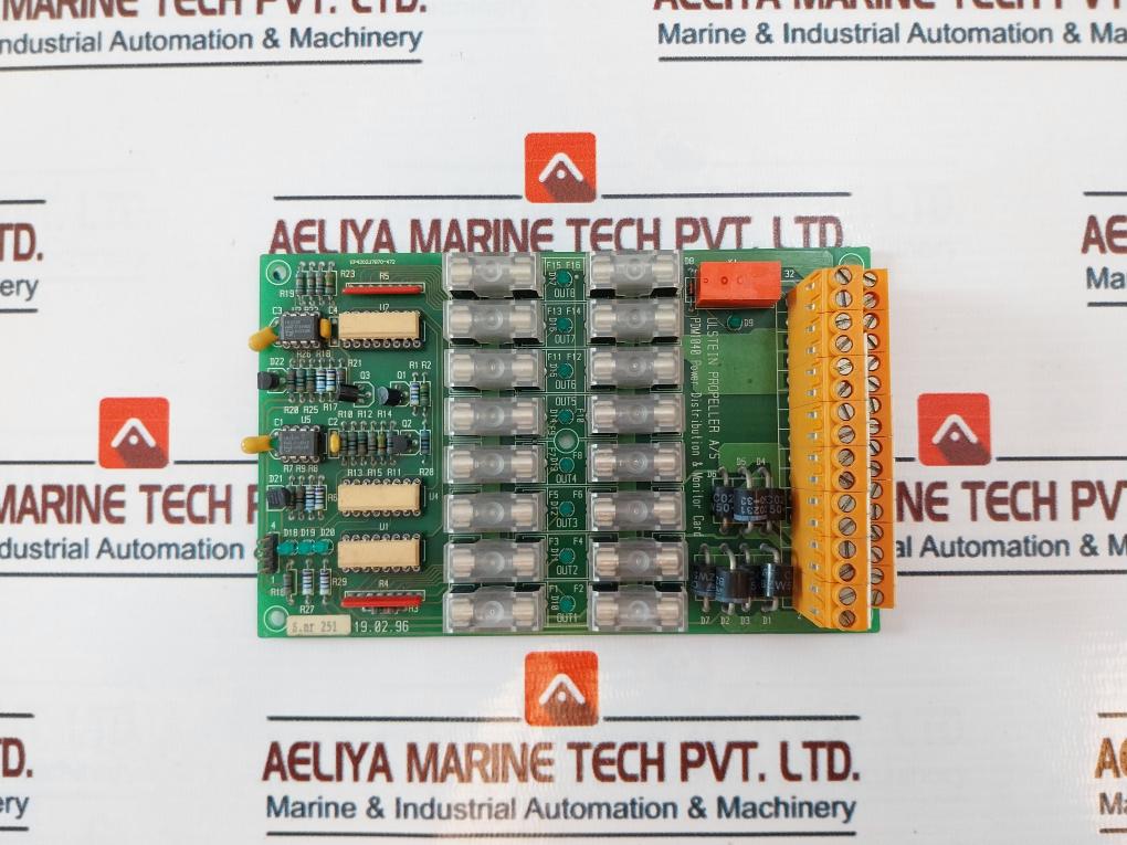 Ulstein Propeller Pdm1040 Power Distribution & Monitor Card 94V-0