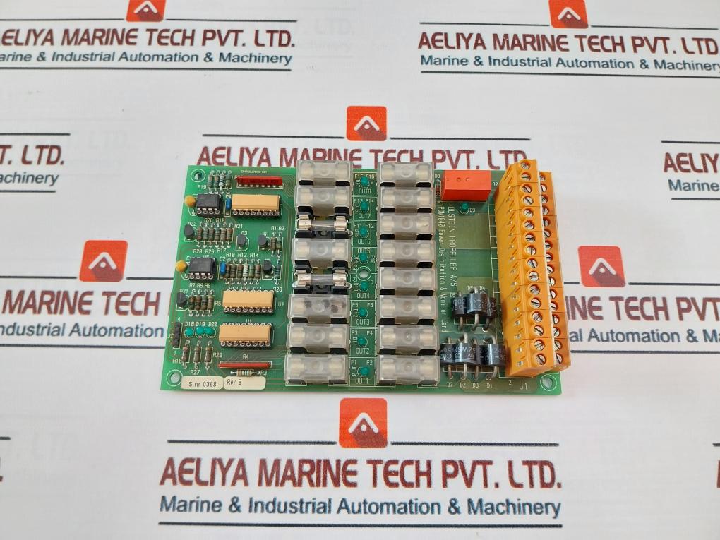 Ulstein Propeller Pdm1040 Power Distribution & Monitor Card Rev: B