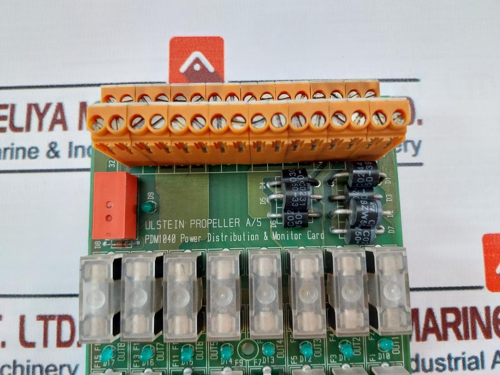 Ulstein Propeller Pdm1040 Power Distribution & Monitor Card Rev: B