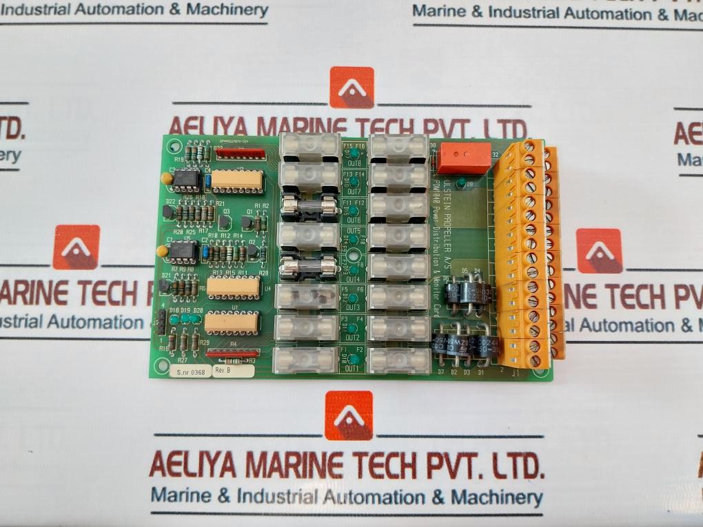 Ulstein Propeller Pdm1040 Power Distribution & Monitor Card Rev: B