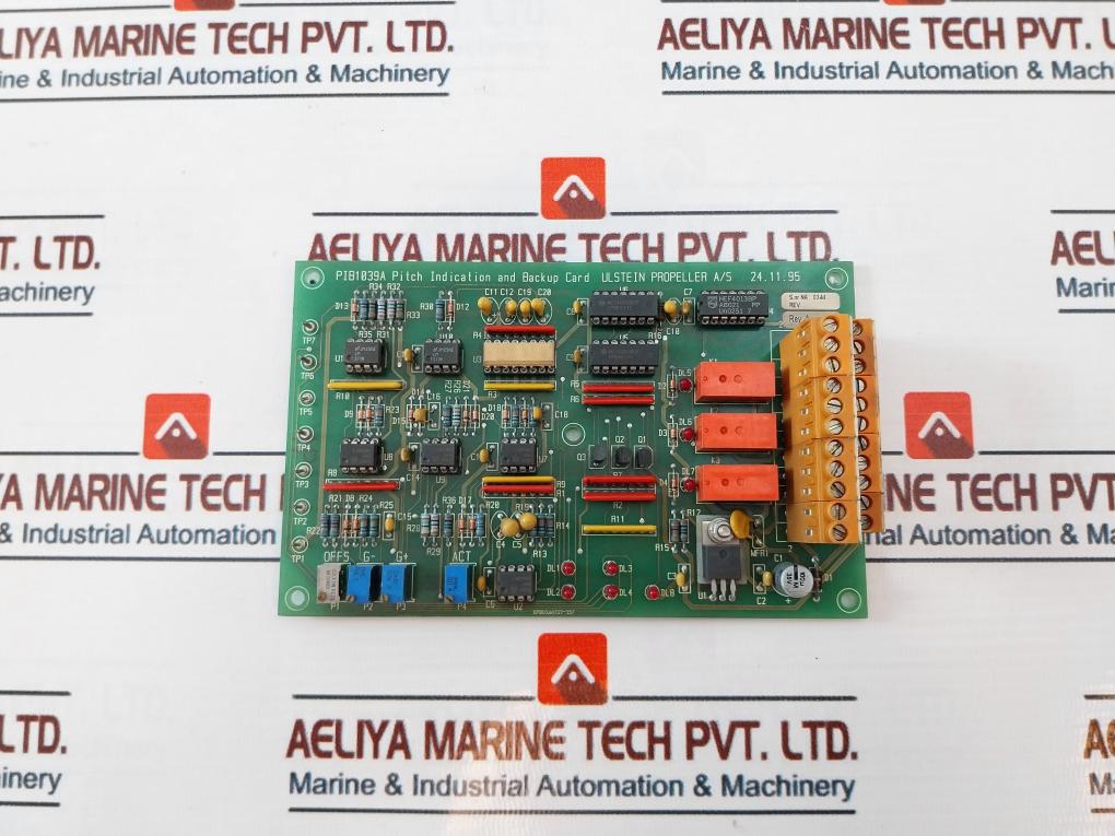 Ulstein Propeller Pib1039A Pitch Inication And Backup Card Rev: A