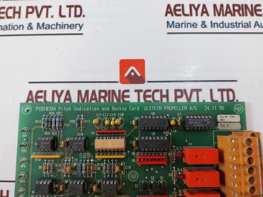 Ulstein Propeller Pib1039A Pitch Inication And Backup Card Rev: A