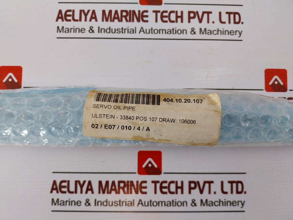 Rolls-royce Ulstein Rr-11253 106006 Servo Oil Pipe 10 Spare Part