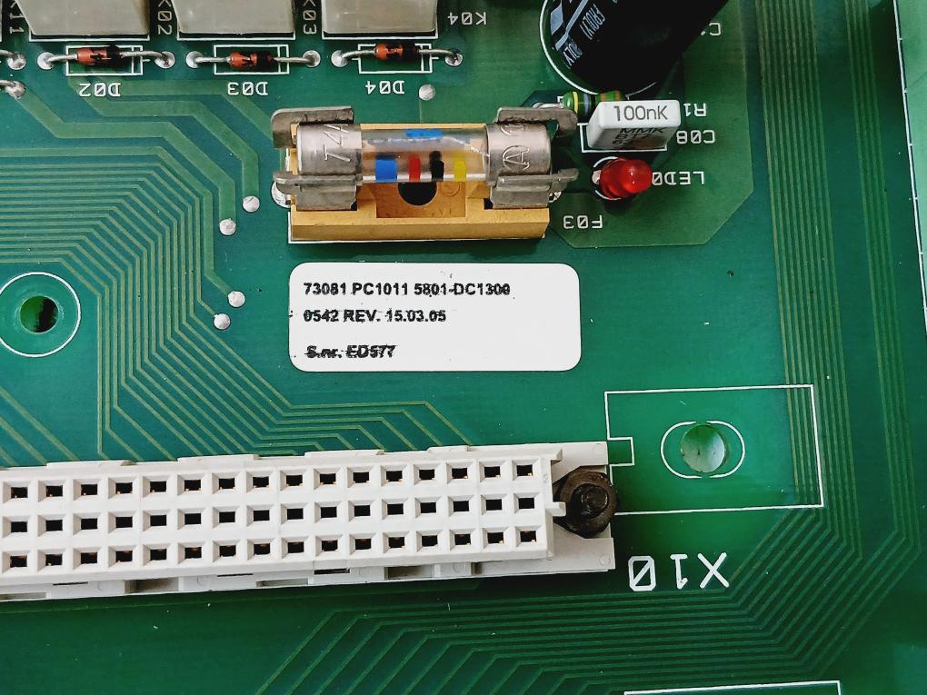 Ulstein Tenfjord 5880-pc1011 Printed Circuit Board Card Rev C 94V-0