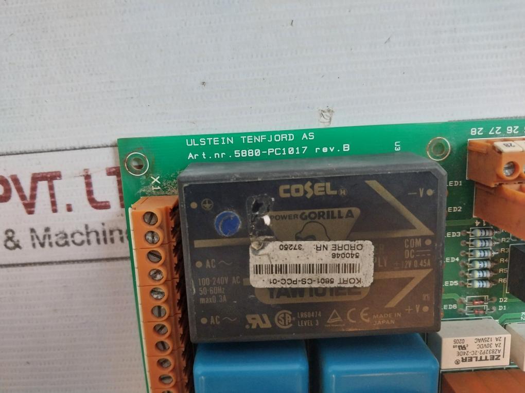Ulstein Tenfjord 5880-pc1017 Signal Common Pcb Circuit Rev. B