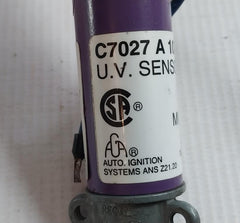 Ultraviolet Flame Sensor C7027 A 1031 Honeywell Rev-f