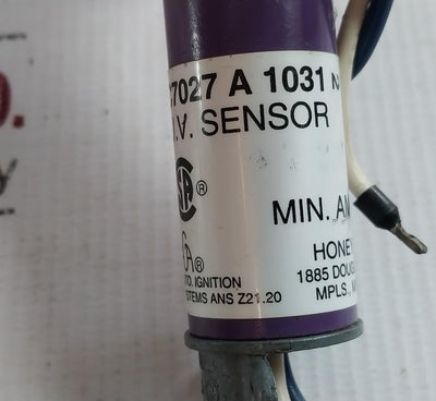 Ultraviolet Flame Sensor C7027 A 1031 Honeywell Rev-f