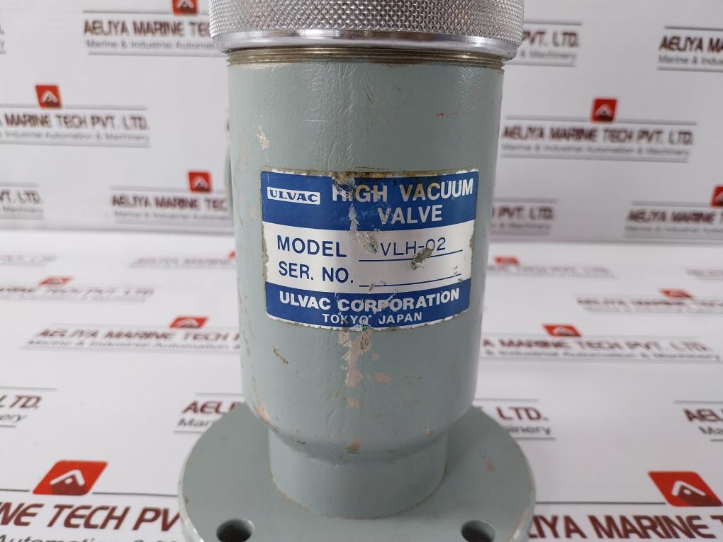 Ulvac Vlh-o2 High Vacuum Valve Model Vlh-o2/vlh-02