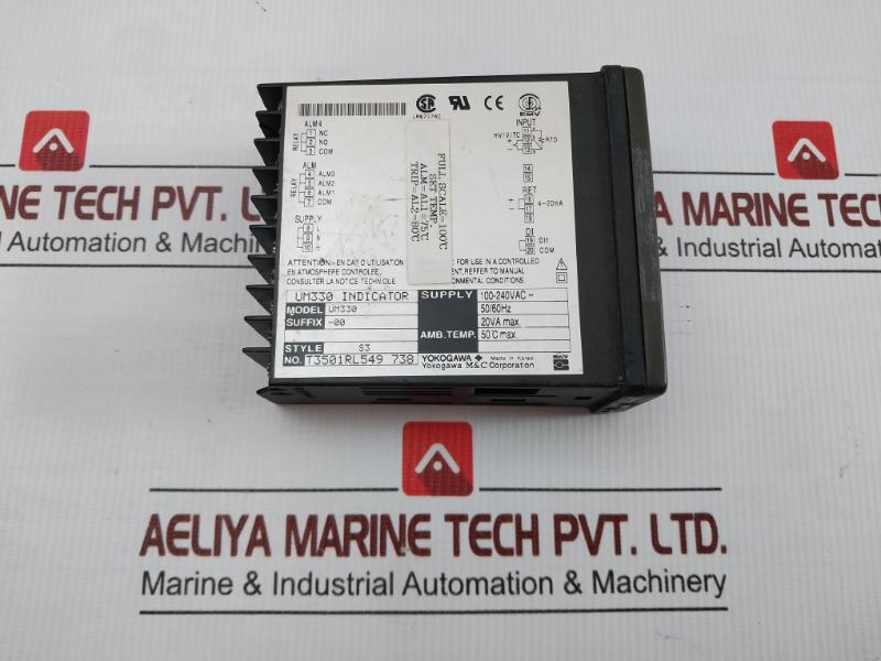 Um330 Digital Indicator 100-240Vac-50/60Hz Yokogawa