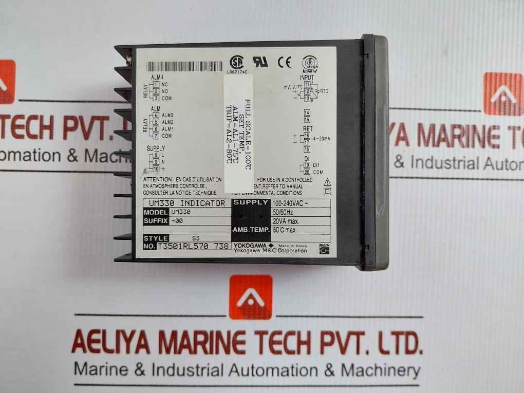 Um330 Digital Indicator Yokogawa 100-240Vac-50/60Hz