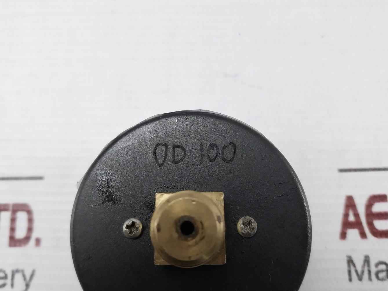 Umc Od 100 Air Pressure Gauge 0-16 Bar 0-240 Psi