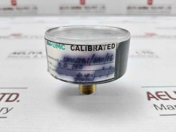 Umc Od 100 Air Pressure Gauge 0-16 Bar 0-240 Psi