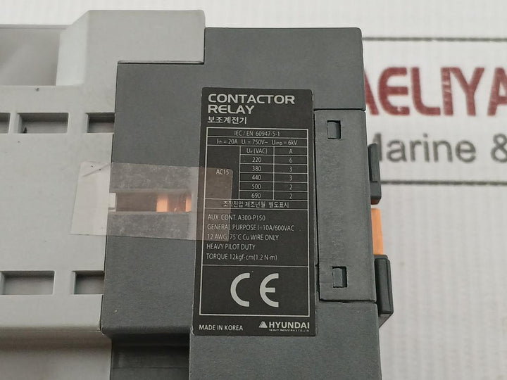 Umx 22 Hyundai Contactor Relay 220 Vac 50/60 Hz
