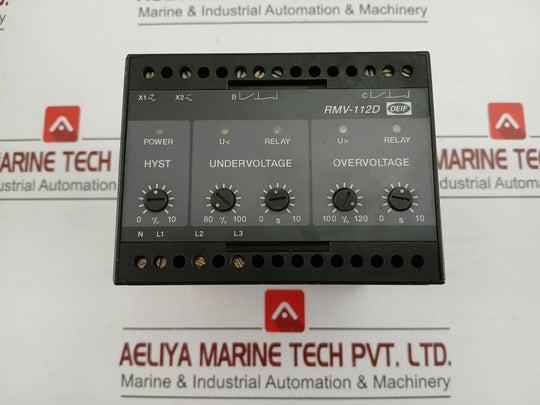 Under And Over Voltage Protection Relay 24Vdc Deif Rmv-112D