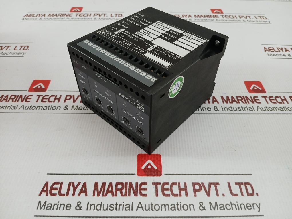Under And Over Voltage Protection Relay 24Vdc Deif Rmv-112D