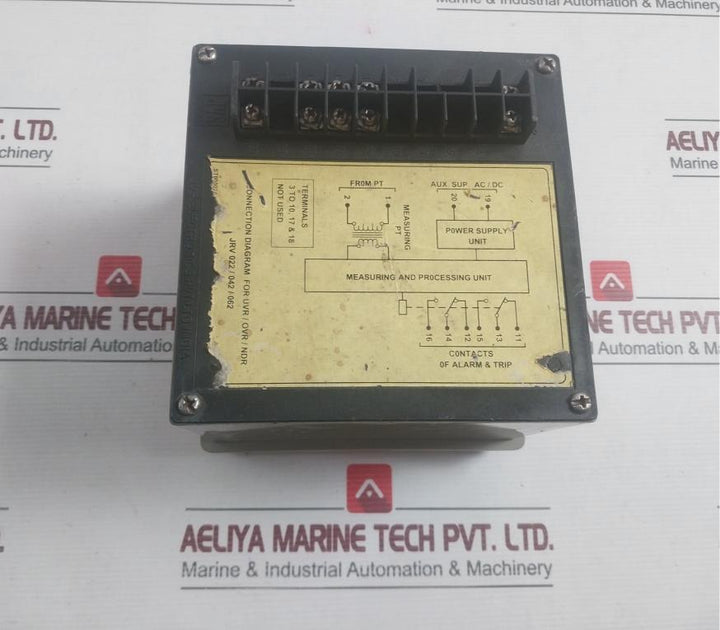 Under Voltage Relay Rated Voltage - 110V Ac Jrv 022 Brand Jvs