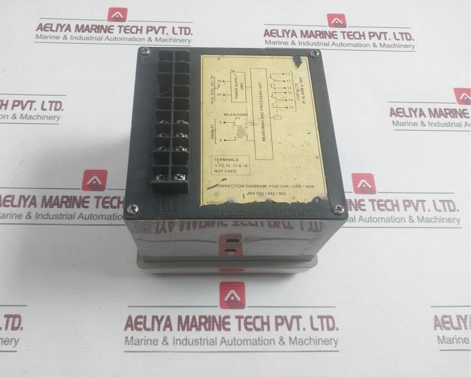 Under Voltage Relay Rated Voltage - 110V Ac Jrv 022 Brand Jvs