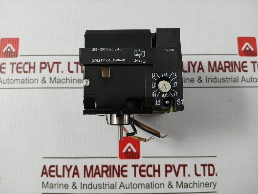 Under Voltage Release Circuit Breaker Accessory 3Wl9111-0Ae13-0Aa0 Siemens
