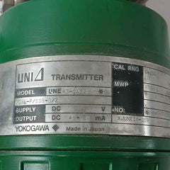 Une43-sas2 *B Transmitter Yokogawa Dc 4-20 Ma 0-300 Kpa Used