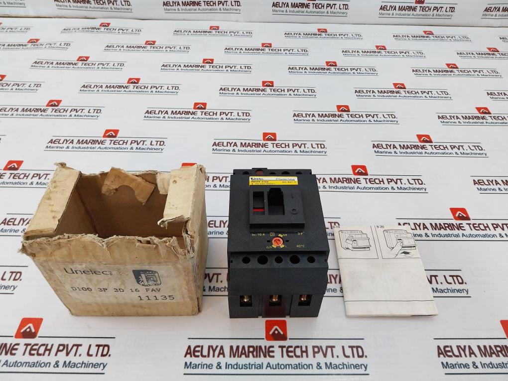 Unelec Record D100 Case Circuit Breaker 500v