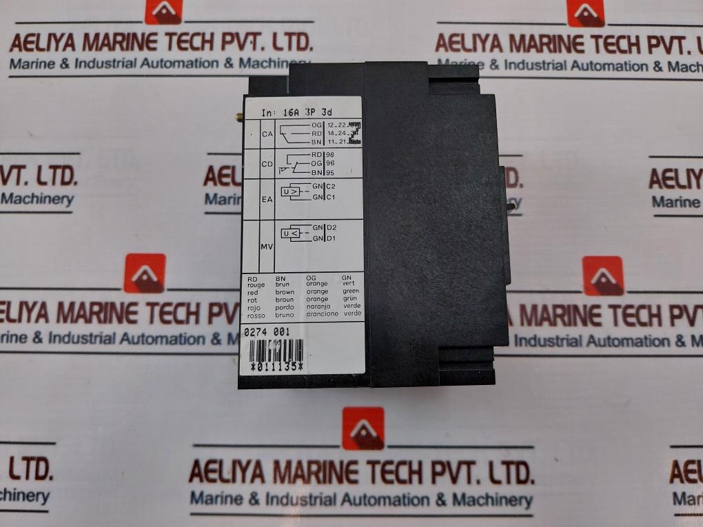 Unelec Record D100 Case Circuit Breaker 500v