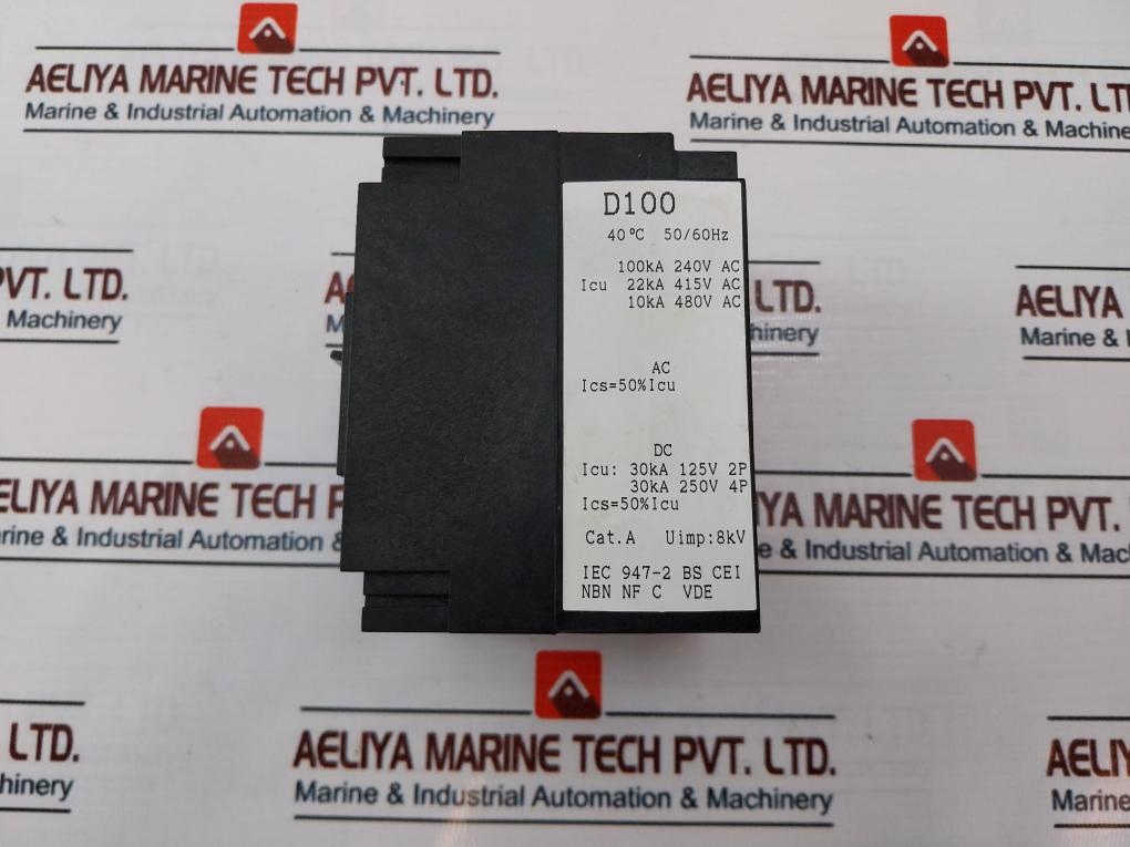 Unelec Record D100 Case Circuit Breaker 500v