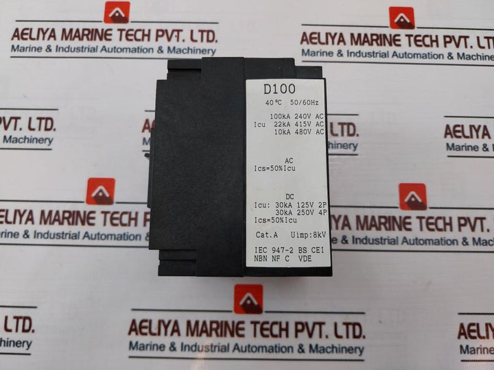 Unelec Record D100 Case Circuit Breaker 500v