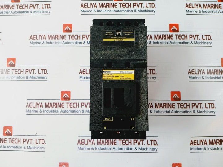 Unelec Record D 100 L Circuit Breaker 100A 100Ka 380/415V