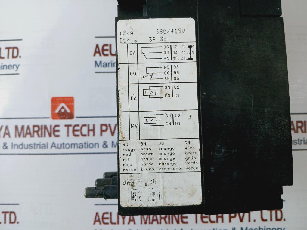 Unelec Record D 100 L Circuit Breaker 600V-100A