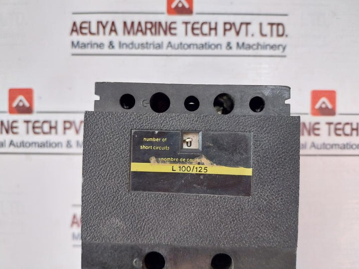 Unelec Record D 100 L Moulded Case Circuit Breaker MCCB 600V~100A