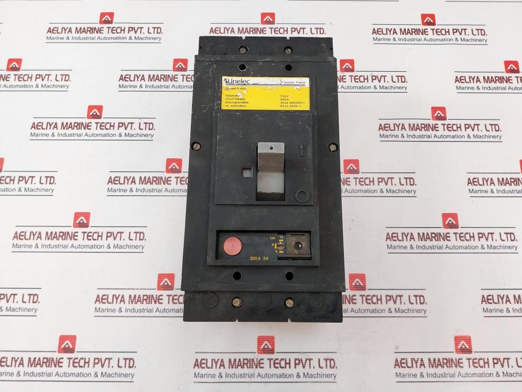 Unelec Record D 400 Circuit Breaker 750V 400A