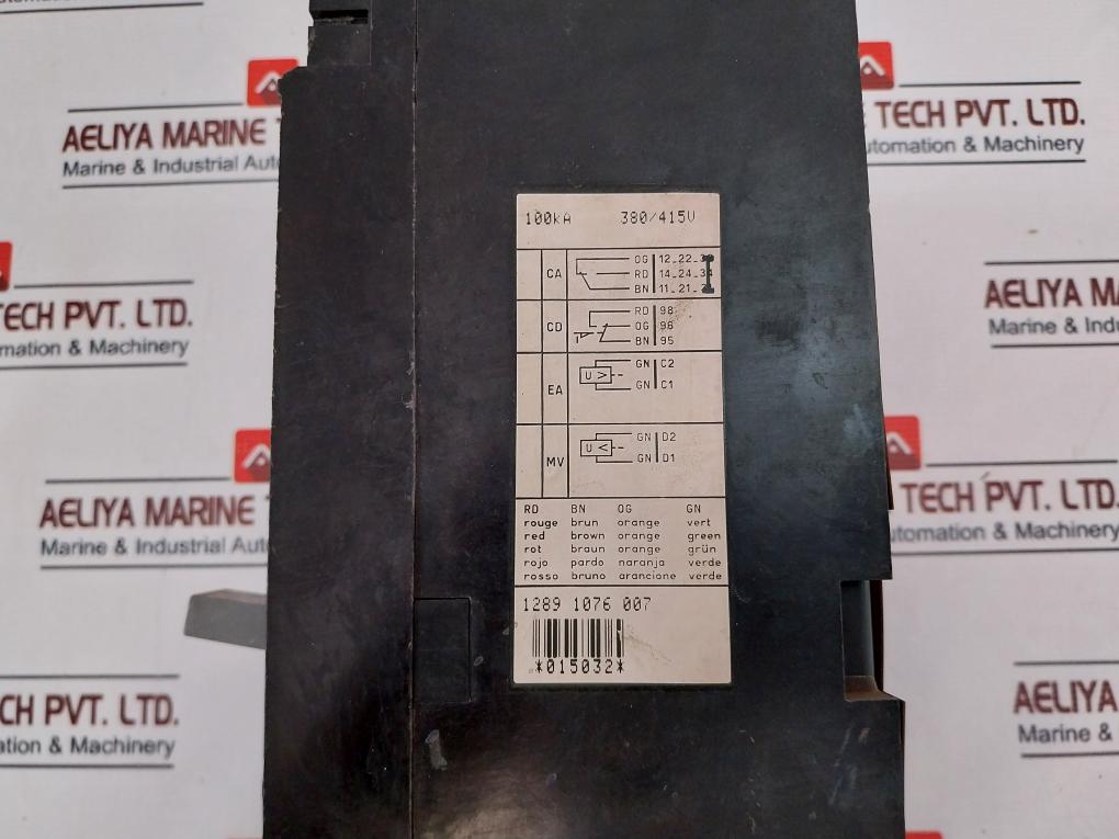 Unelec Record D 400 Circuit Breaker 750V 400A