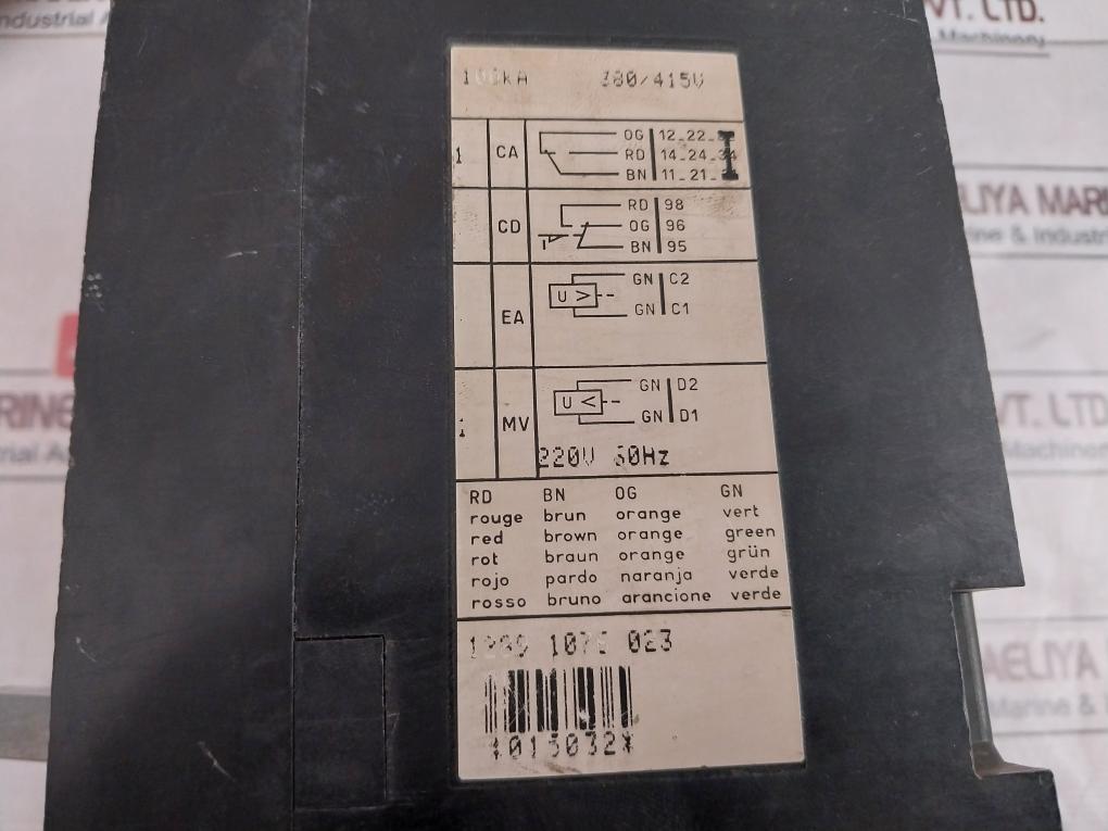 Unelec Record D 400 L Circuit Breaker 400A