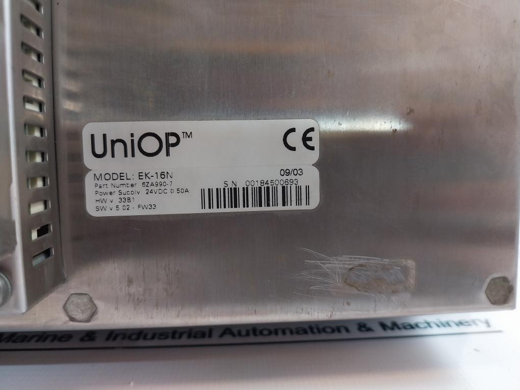 Uniop Ek-16N Operator Interface 6Za990-7