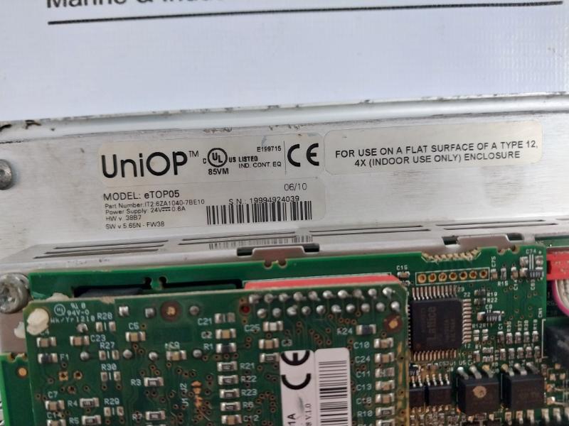 Uniop Etop05 5.6”Monochrome Graphic Display Touch Screen Panel 24V